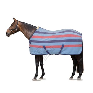BRAND ZONE Manta de Invierno para Caballo de Forro Polar Impermeable Personalizada con 2 Correas para las Patas - Diseño de Cuello Estándar - Product Image 1