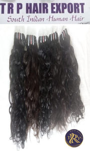 Lista de precios al por mayor de cabello humano indio 100% Natural de alta calidad, proveedores de paquetes de cabello virgen de templo indio crudo en la India - Product Image 5