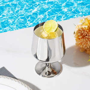 Verre à vin en acier inoxydable de haute qualité, portable, durable, incassable et isolé, idéal pour les fêtes - Product Image 2