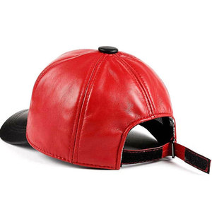 Outdoor Streetwear Leather <b>Hats</b> Fashion Use Adjustable Straps Lightweight Breathable Men Women Stylish Leather <b>Hats</b> - Product Image 5