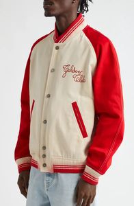 ผู้ผลิตเสื้อแจ็คเก็ตเบสบอลแบบมีโลโก้ตามสั่ง เสื้อแจ็คเก็ต Letterman Varsity แบบกำหนดเอง เสื้อแจ็คเก็ตเบสบอลแบบกำหนดเอง เสื้อแจ็คเก็ต Letterman แบบกำหนดเอง - Product Image 5