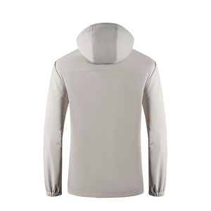 Custom Logo Men's Windproof Waterproof <b>Soft</b> <b>Shell</b> <b>Jacket</b> <b>Hooded</b> Outdoor <b>Jacket</b> Quick Dry Casual Wear - Product Image 6