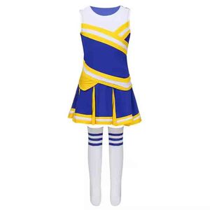 Tenue de pom-pom girl personnalisée avec logo, uniforme de cheerleading de haute qualité pour les événements scolaires, les événements sportifs et les spectacles sur scène - Product Image 1
