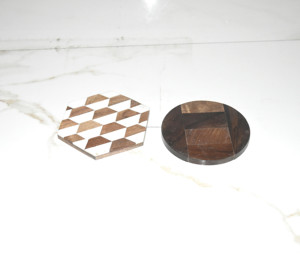 Posavasos de madera de mango, mesa de resina gratis personalizada, alfombrillas decorativas para fiesta de boda, almohadillas, accesorio para bodas y fiestas - Product Image 6