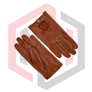 Gants de conduite en cuir véritable souple, antidérapants, respirants, résistants aux déchirures, vente en gros, usine OEM, fournisseur personnalisé - Product Image 4