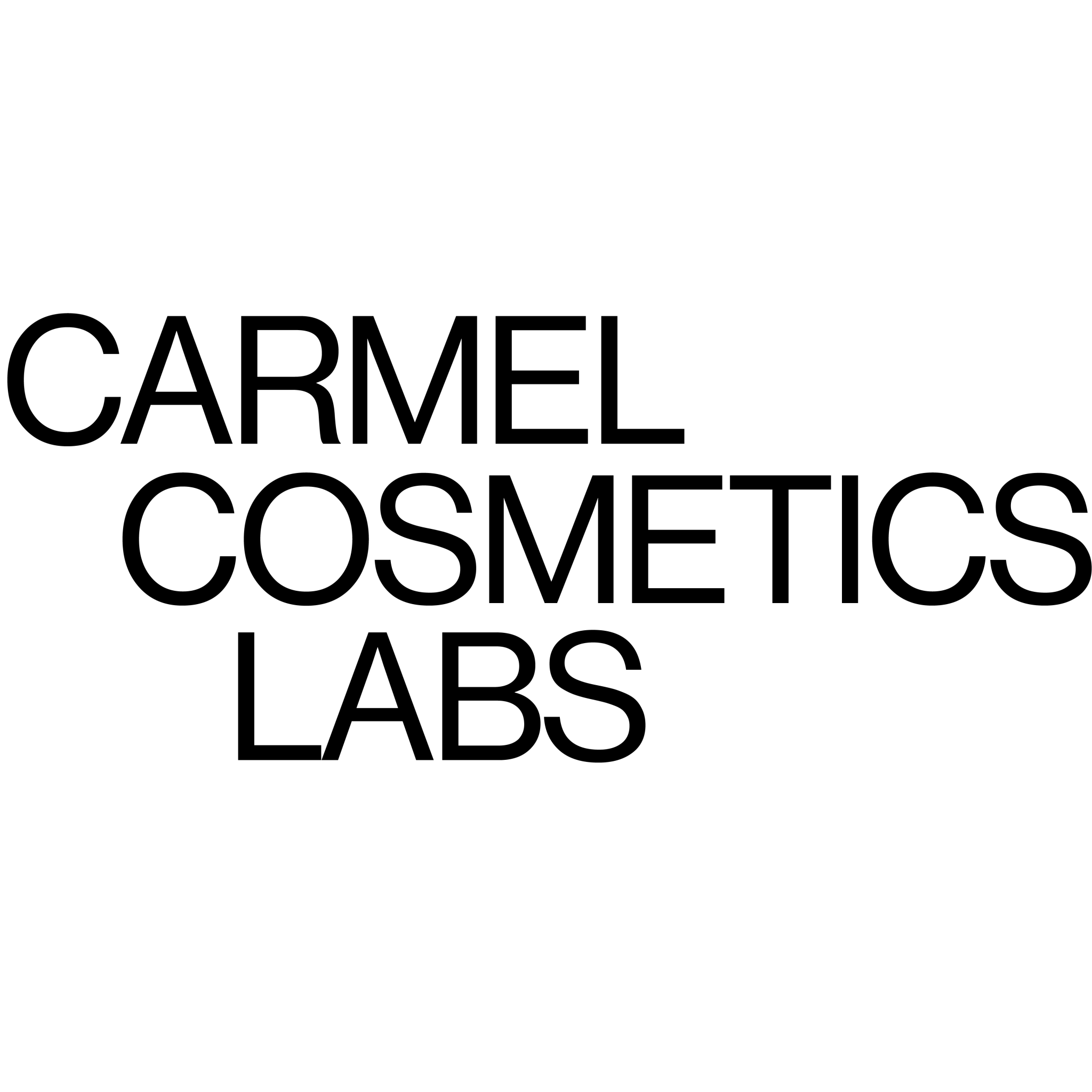 CARMEL COSMETICS LABS logo