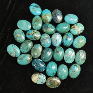 Turquesa Natural Octogonal Cabujón 12x16mm Piedra Preciosa Suelta con Reverso Plano Pulido para Venta al por Mayor Brandon Jewel Infotech - Product Image 4
