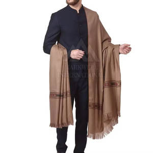 High Quality Men's <b>Wool</b> Pashmina <b>Cashmere</b> Shawl Classic Solid Color Long Wrap Soft <b>Fabric</b> Breathable Winter Quick Dry - Product Image 5