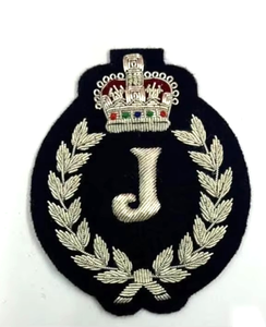 Parches de Lona con Logotipo Personalizado Bordado a Mano con Hilo Metálico, Letras del Alfabeto, Insignias de Tela de Moda, Embalaje Personalizado, Venta al Por Mayor - Product Image 6