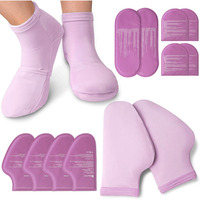 Chaussette de thérapie par le froid en gel réutilisable pour la thérapie par le chaud et le froid, enveloppe de glace pour la cheville et le pied pour les blessures, soulagement instantané de la douleur pour l'achille