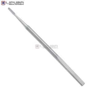 Professional Dual End Stainless Steel Skincare <b>Tool</b> Precision Cuticle Pusher Foot Rasp Long Handle <b>Blackhead</b> Acne <b>Extractor</b> - Product Image 1