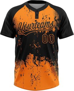 Custom Softball Jersey Two Button Personalized Baseball Jerseys Shirts Stitched Team Name Number Logo for Men Women Youth - Product Image 3