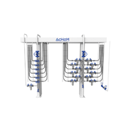 Unité de distribution de vapeur et de collecte de condensats à conception modulaire avec station de chauffage intégrée