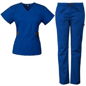 Uniformes Médicos Personalizados con Logotipo, de Buena Calidad y Gran Venta, 100% Algodón, Conjuntos de Uniformes para Personal de Hospital para Mujer - Product Image 2