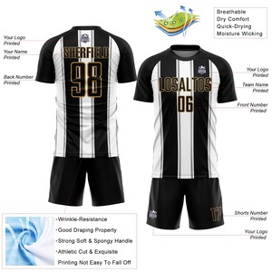 Uniforme de fútbol, conjunto de camiseta y pantalones cortos para hombre, transpirable, de secado rápido, para partidos, entrenamiento, ropa deportiva de equipo. - Product Image 6