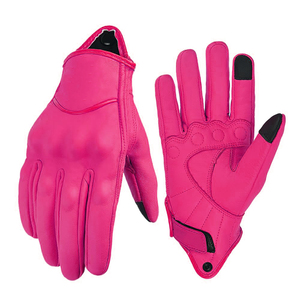 Guantes de Motociclismo Modernos con Diseño de Cuero a Prueba de Viento y Transpirable para Uso en Ciudad y Carretera Abierta - Product Image 1