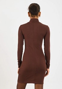 ชุดเดรสทรงเข้ารูปแขนยาวประสิทธิภาพสูง ผ้าถักยืด จำหน่ายส่ง - Product Image 2