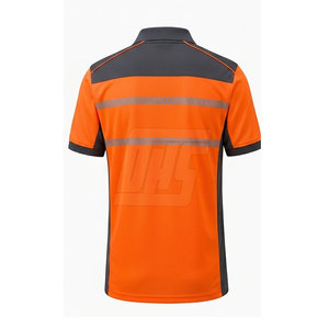 Chemise de travail pour homme, polo à manches courtes, uniforme de travail, tissu respirant, chemise de travail pour travaux en extérieur - Product Image 2