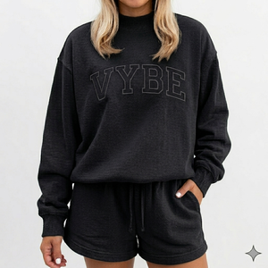 Ensemble court col roulé pour femme, confort quotidien, hiver, épais et chaud, tenue en deux pièces, tissu doux et confortable, vêtements pour temps froid - Product Image 1