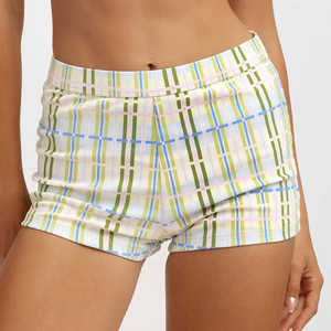 Shorts Casuales de Verano para Mujer, Cintura Elástica, Color Coral, Transpirables, Ligeros, Corte Regular - Product Image 5