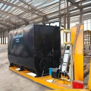 Tanque de almacenamiento de betún Depósito de acero aislado para almacenamiento de betún líquido caliente en proyectos de carreteras - Product Image 3