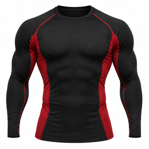 Sublimated Long Sleeve <b>Rash</b> <b>Guard</b> For Boys wholesale Custom Logo Printed Stylish <b>Men</b> <b>Rash</b> <b>Guards</b> Cheap Price Breathable - Product Image 3