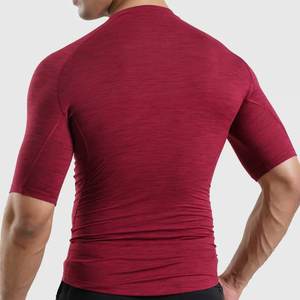 <b>Men</b> Slim Fit <b>Compression</b> T-<b>Shirt</b> Breathable Quick Dry Workout Gym Running Sportswear <b>Men</b> Bodybuilding <b>Compression</b> <b>Shirt</b> - Product Image 4