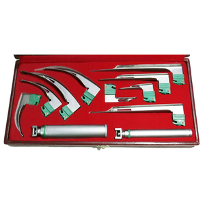 Set de Laringoscopio con 6 Hojas y 1 Mango, Fibra Óptica, Acero Inoxidable, Instrumento de Intubación Reutilizable para UCI y Clínica - Product Image 6