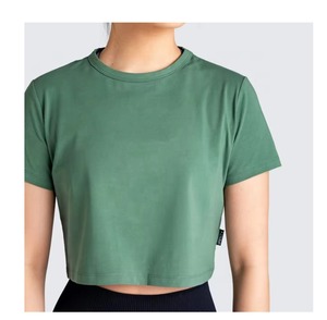 เสื้อยืดฮิปฮอปพิมพ์ลายโลโก้ตามสั่ง สไตล์สตรีทแฟชั่น สีพื้น ทรงโอเวอร์ไซส์ - Product Image 1