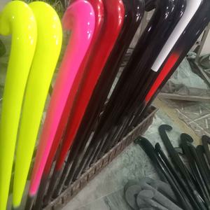 Bâton de hockey sur gazon P92M 36 pouces pour l'entraînement, lame noire à motifs verts - Product Image 3