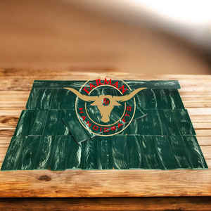 Plato de Cuerno de Búfalo Blanco con Rayas, Hecho a Mano, Ecológico, Moderno, para Decoraciones y Regalos de Bodas y Festividades, Precio al por Mayor - Product Image 2