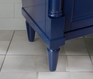 Petite vanité de salle de bain classique en bois dur avec évier ensemble de meuble de salle de bain 17 pouces vanité de salle de bain d'hôtel - Product Image 4