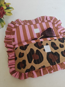 Shree Balajee Garments Brown Leopard Quilted Sunglasses <b>Case</b> <b>for</b> Women | Handmade Simple Cotton Eyewear Pouch Model Q P-1 - Product Image 4
