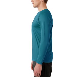 T-shirt de bain pour homme en polyester et élasthanne, séchage rapide, protection UV, extensible, léger, coupe ajustée, style streetwear - Product Image 2