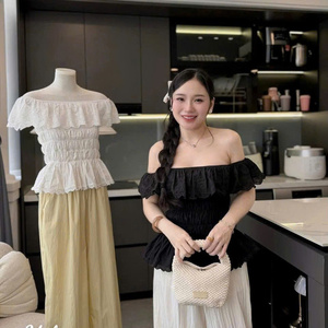 Conjunto de dos piezas de verano para mujer, ropa cómoda, natural, a la moda, lavable, con empaque personalizado, de fabricante vietnamita. - Product Image 5