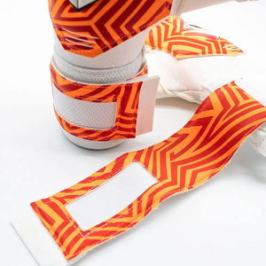 Gants de gardien de but Econex Sports en cuir PU, doigts entièrement couverts, vert néon, respirants, antidérapants, fermeture auto-agrippante, unisexe - Product Image 3