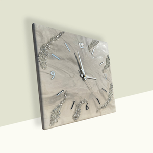 Premium Handmade Resin Epoxy Art <b>Clock</b> Large Wooden Decorative Wall <b>Clock</b> for <b>Modern</b> Luxury Living Room Interior Decoration - Product Image 1