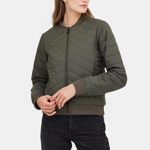 Modern Design <b>Women</b> Bomber <b>Jacket</b> Customizable Quilted Zip Outerwear Fashion Apparel For Branding Support And Wholesale - Product Image 2