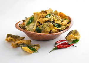 เอ็กซ์แพด ขนมขบเคี้ยวหนังปลาทอดกรอบ รสไข่ ถุง 1 กก. - Product Image 2