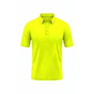 Camiseta 100% algodón para hombre, corte holgado, estampada, color amarillo limón, deportiva, de secado rápido, transpirable, para gimnasio y correr. - Product Image 5