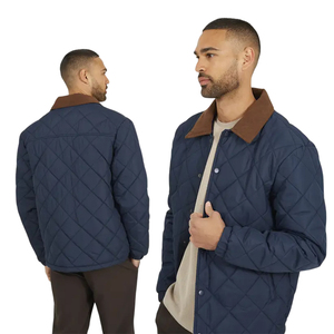 Hot Sale Men's Quilted Puffer <b>Jacket</b> Men Outdoor Clothing <b>Padded</b> Winter Coat Fashion Streetwear Custom Printing Private Label - Product Image 2