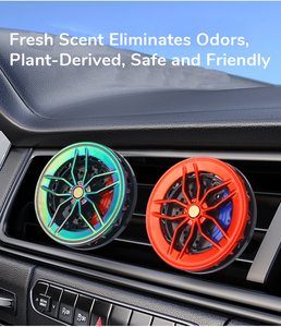 Perfume giratorio para coche con diseño de regalo, difusor de aromaterapia de primera elección para <span class=keywords><strong>hombre</strong></span>, ambientador con forma de rueda de coche - Product Image 5