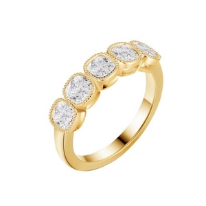 Anillo de Diamante Moissanite VVS de Lujo al por Mayor para Mujer, Joyería Elegante para Propuesta y Regalo, Disponible para la Venta - Product Image 4