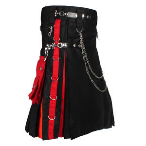 กระโปรงกิ๊ลท์สก็อตติชสำหรับผู้หญิง รุ่นใหม่ ลายรุ้ง มีกระเป๋าอเนกประสงค์ แฟชั่นแบบดั้งเดิม คลาสสิก สไตล์ไฮแลนด์ ขายดี - Product Image 4