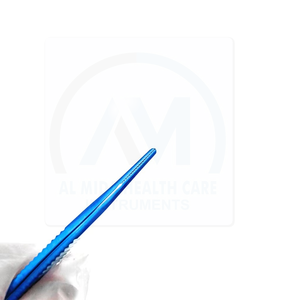Pinzas para tejidos oftálmicos de 10 cm, instrumentos quirúrgicos para ojos de acero inoxidable, herramienta de microcirugía con dientes finos - Product Image 2