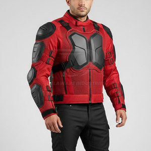 Veste de protection tendance pour moto, coupe classique, coutures renforcées et matière légère pour un confort de conduite quotidien - Product Image 3