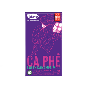 IDEAS OCEAN CO., LTD Premium 100% Vietnam <b>Instant</b> <b>Coffee</b> Salted Caramel Latte 20gx8 Sticks Private Label & OEM 8 Packs - Product Image 3