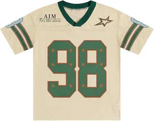 Camisetas de fútbol americano personalizadas OEM ODM para adultos, unisex, camisetas de práctica de fútbol americano en blanco, venta al por mayor - Product Image 1