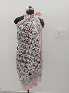 Paréo en coton imprimé indien fait main, motif floral, léger, pour la plage, idéal pour les vacances d'été, pour femme - Product Image 5