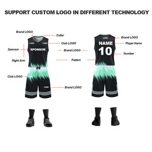 High Quality <b>Basketball</b> Set <b>for</b> Adults Youth <b>Kids</b> <b>Basketball</b> Shirts and Shorts Uniform Set with Custom Logo - Product Image 4